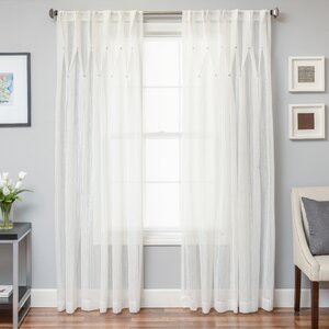 Cheyney Solid Sheer Single Curtain Panel