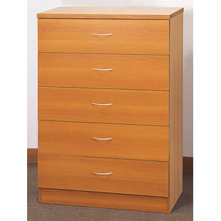 Review Nolette 5 Drawer Chest by Ebern Designs
