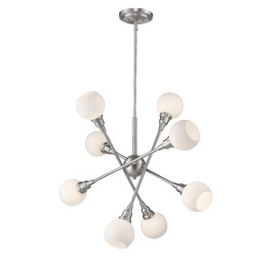 Silvernail 8-Light Dimmable Sputnik Chandelier