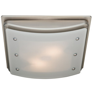 100 CFM Ellipse Bathroom Exhaust Fan with Light