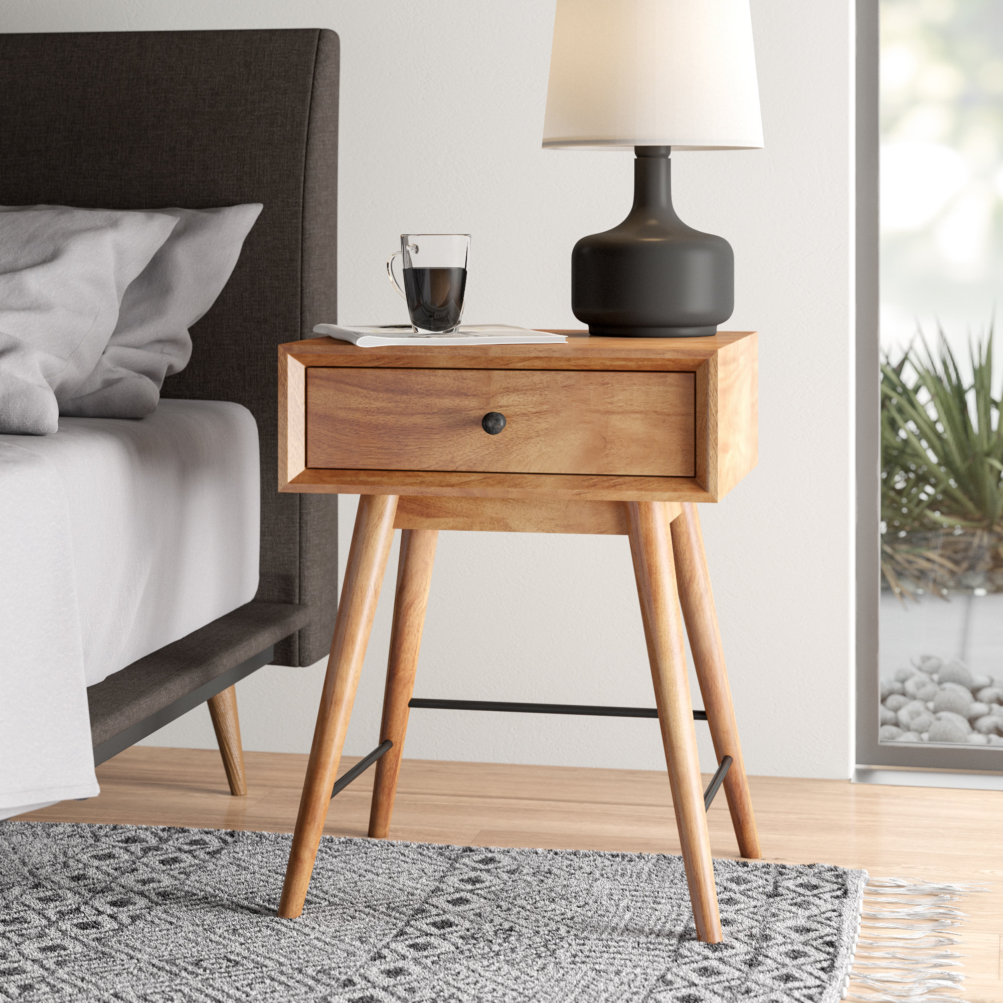 Mayer End Table With Storage Reviews Allmodern