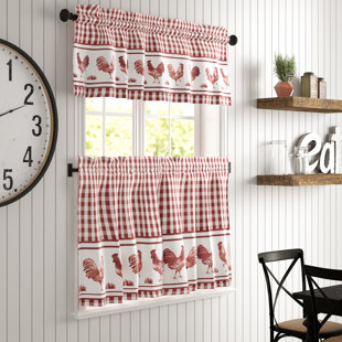 Rooster Kitchen Valances Wayfair