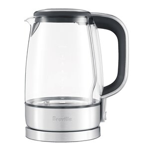 Crystal Clear Cordless Electric Tea Kettle