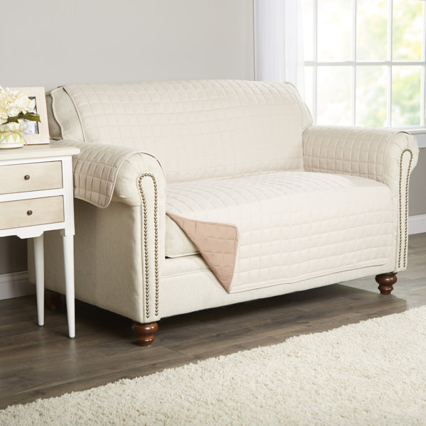 Wayfair Basics Box Cushion Loveseat Slipcover by W