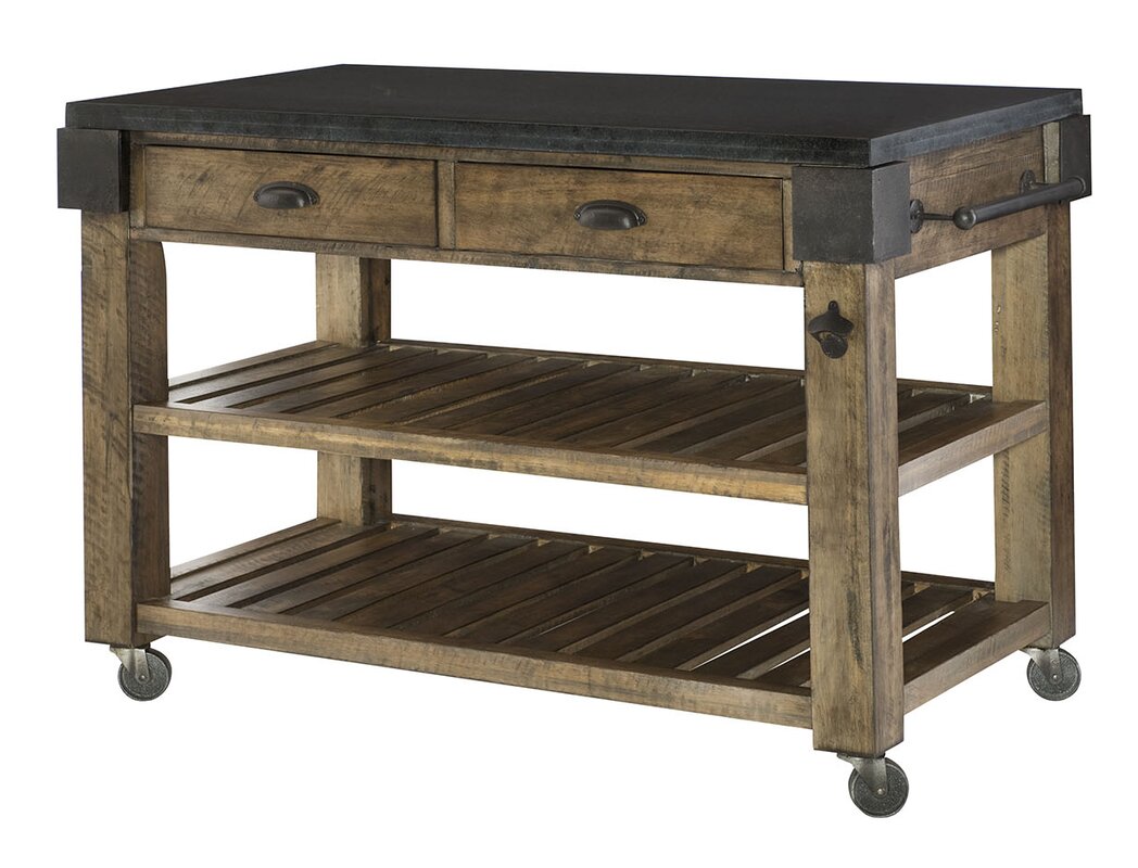 Brown Kitchen Islands Carts Youll Love Wayfair