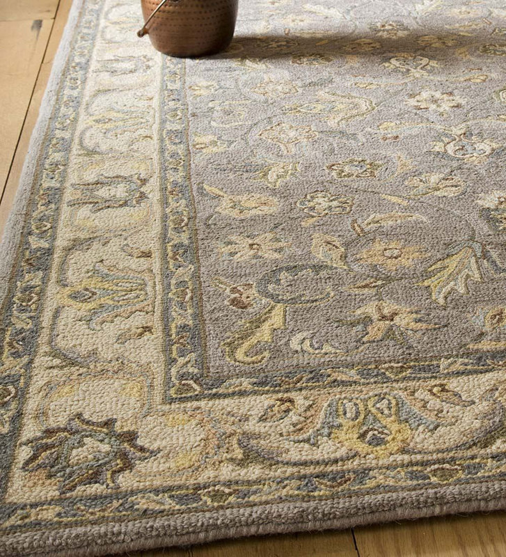 Mclean Hand Tufted Wool Gray Ivory Area Rug Reviews Birch Lane Mclean Hand Tufted Wool Gray Ivory Area Rug