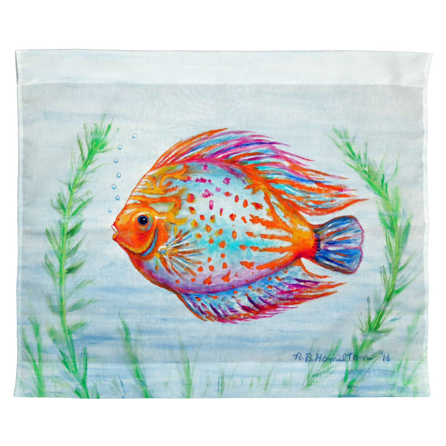 Betsy Drake Interiors Orange Fish Wall Décor Wayfair Betsy Drake Interiors Orange Fish Wall