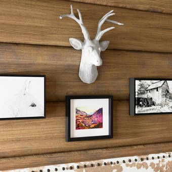 Union Rustic Cottage Faux Deer Head Wall Decor Reviews Wayfair
