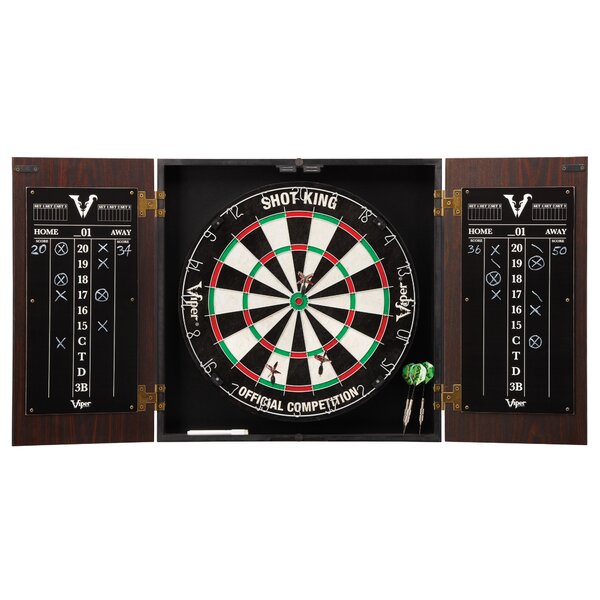 Stadium Dartboard and Cabinet Set by Viper