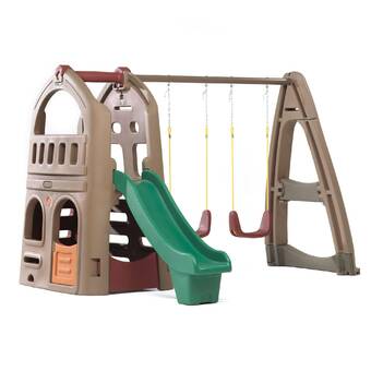 little tikes swing and slide set