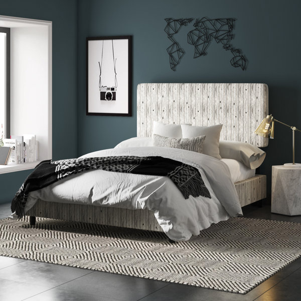 Great price Buhr Linen Upholstered Standard Bed By Mercury Row Comparison