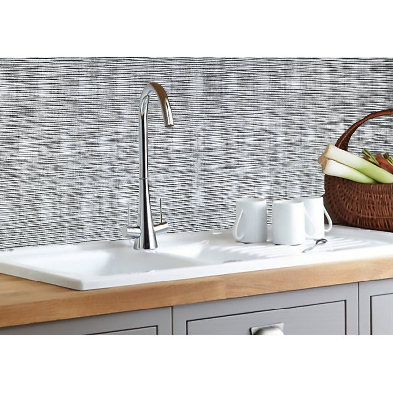 Ebern Designs Sahara Pvc Backsplash Tiles Kitchen Bathroom Shower