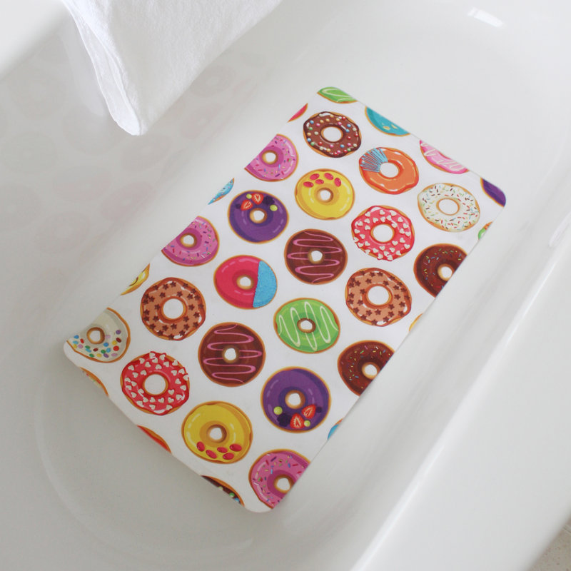 Zoomie Kids Clawson Sweet Treat Fabric Printed Pvc Soft Bathtub Fabric Printed Pvc Soft Bathtub