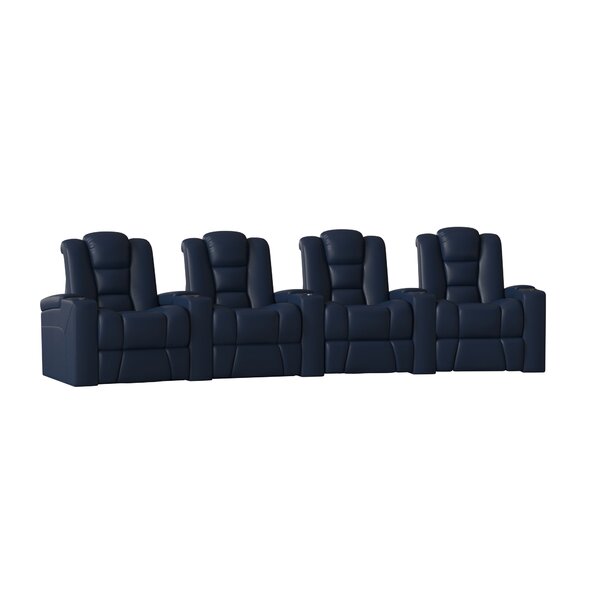 Home Theater Row Curved Seating (Row Of 4) By Latitude Run