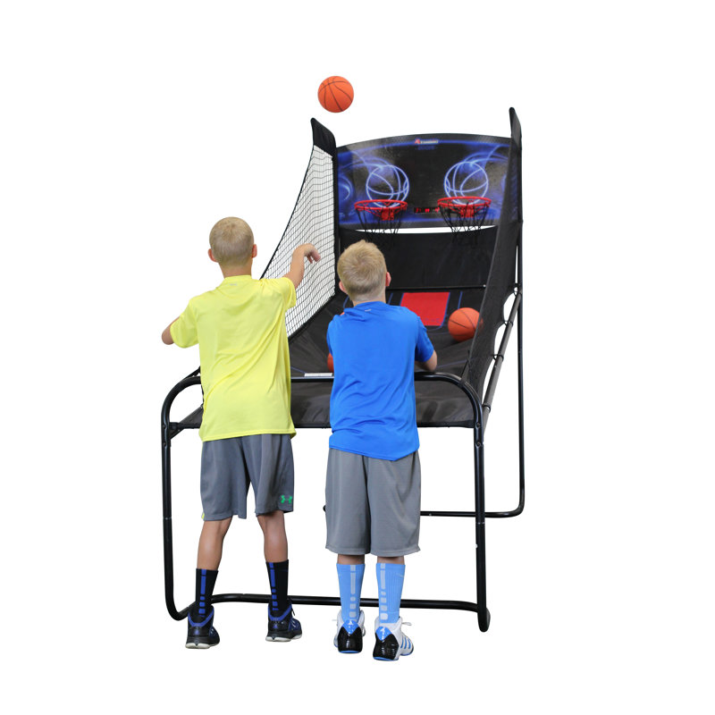 Atomic Deluxe Double Shootout 6 Piece Basketball Game Set
