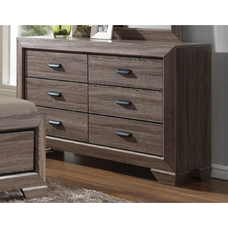 Foundry Select Gianna 6 Drawer Double Dresser Wayfair