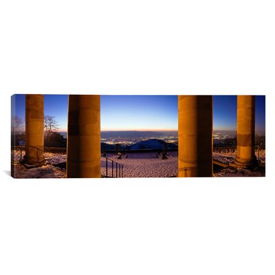 'Columns of the Funeral Chapel, Rotenberg, Stuttgart, Germany' Photographic Print on Canvas East Urban Home Size: 16