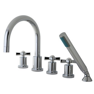 5 Hole Bathtub Faucets You Ll Love Wayfair Ca Save