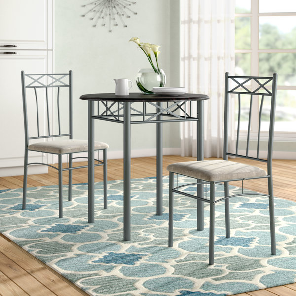 Cossey 3 Piece Dining Set By Fleur De Lis Living Best 1 On Gl Dining Set By Fleur De Lis Living