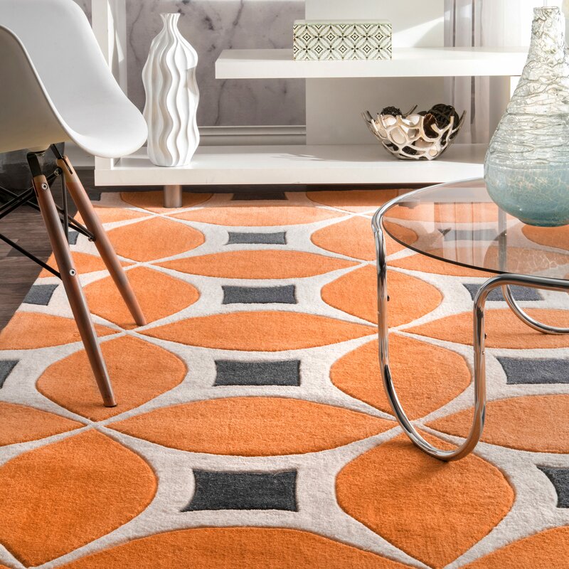 Sorrento Power Loom Orange Rug & Reviews | AllModern