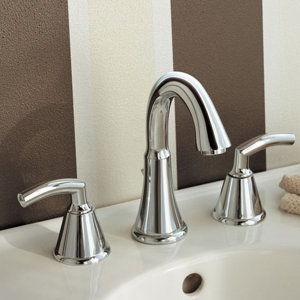 Tropic Widespread Double Handle Bathroom Faucet with Drain Assembly