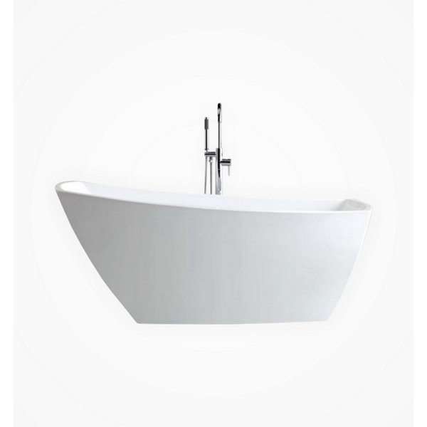 Volta Solato 67 x 32 Freestanding Soaking Bathtub by Kube Bath
