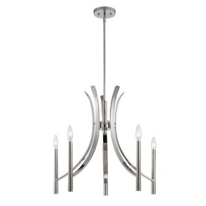 Wittig 5-Light Candle-Style Chandelier