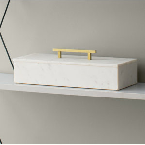 Marble Lidded Jewelry Box by Willa Arlo Interiors