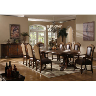 Review Burgundy Extendable Dining Table by Eastern Legends