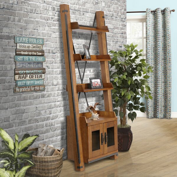 Buy Sale Leandra Ladder Bookcase