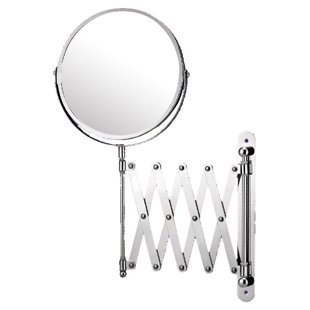 Swing Arm Round Mirrors Wayfair Co Uk Extendable Shaving Mirror