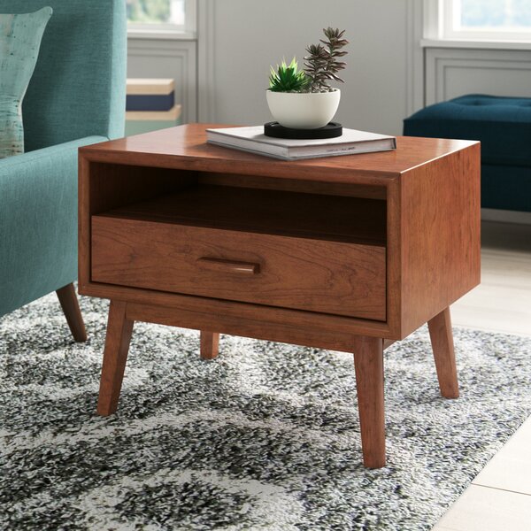 Kalama End Table With Storage By George Oliver