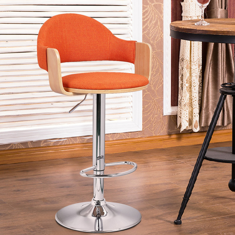 Adjustable Height Swivel Bar Stool
