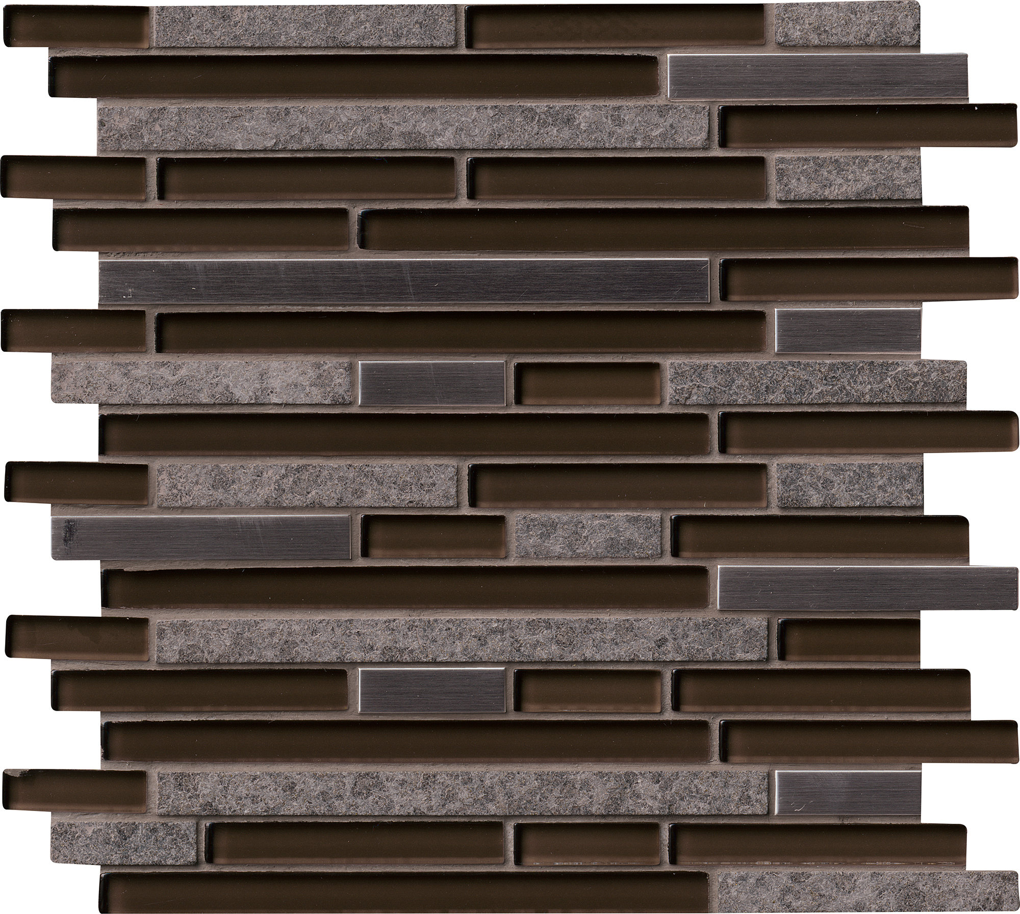 Msi Niagra Random Sized Interlocking Pattern Natural Stone Mosaic