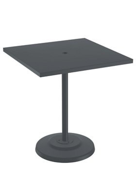 Boulevard Metal Bar Table Tropitone Frame Color Graphite Size 40 H