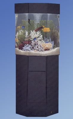 Midwest Tropical Fountain Aqua 35 Gallon Custom Pentagon