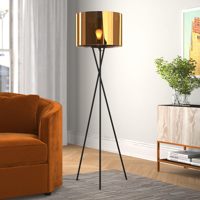 Mercury Row Ftenelle 158cm Tripod Floor Lamp Reviews Wayfair Co Uk Ftenelle 158cm Tripod Floor Lamp