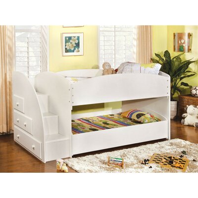 Craut Twin Over Twin Bunk Bed With Drawer Harriet Bee Bed Frame