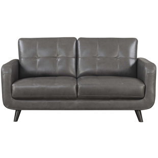Modern Leather Mid Century Sofas Couches Allmodern Quickview