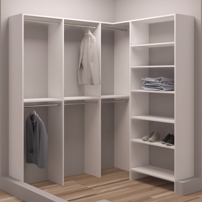 Rebrilliant Belle 59 5 W 75 W Closet System Wayfair Ca