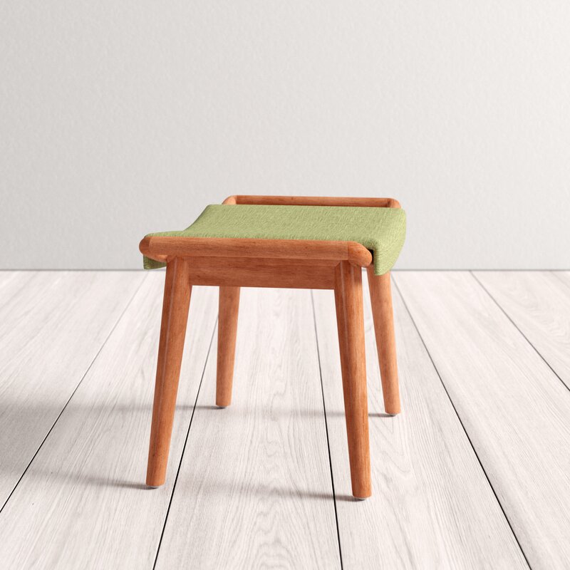 Kai Solid Wood Vanity Stool Reviews Allmodern