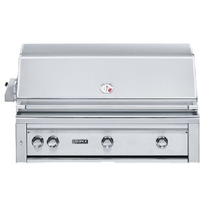 3-Burner Built-In Propane Gas Grill with Smoker