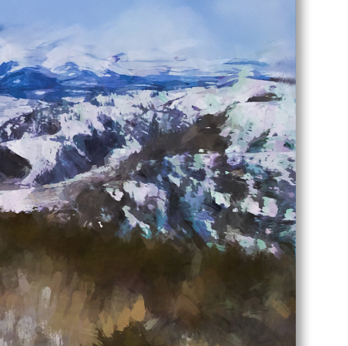 Trademark Art Colorado Mountains 3 Print On Wrapped Canvas Wayfair