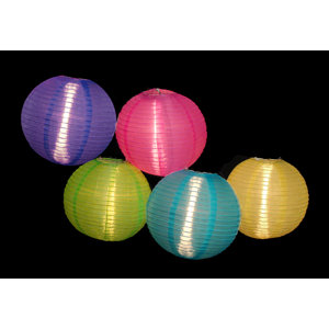 5-Light 9 ft. Lantern String Lights