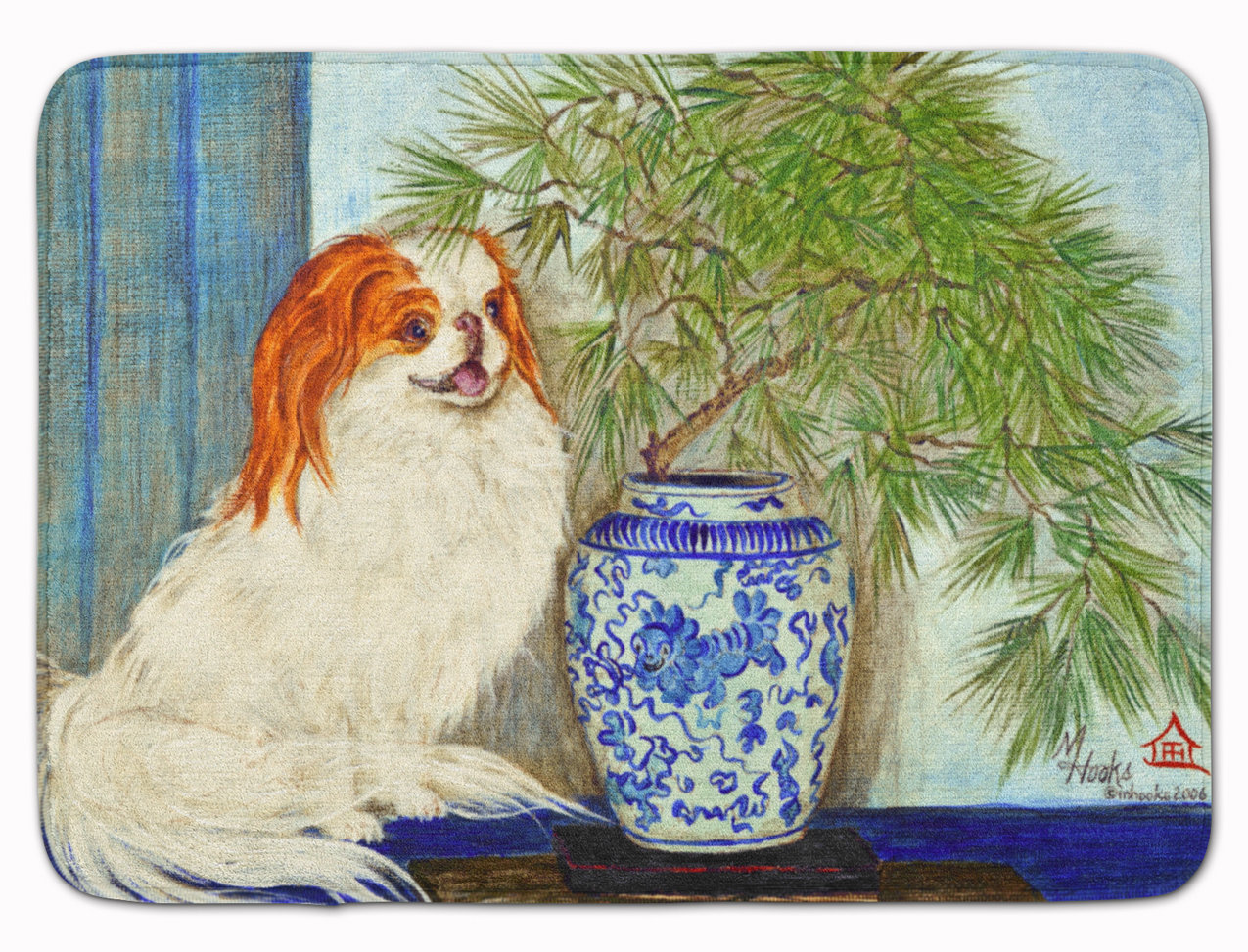 Red Barrel Studio Kenwood Japanese Chin Ming Vase Memory Foam Bath Rug Wayfair