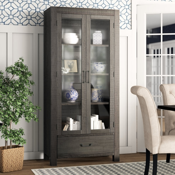 Abington Solid Pine Lighted Display Stand By Birch Lane™ Heritage Spacial Price