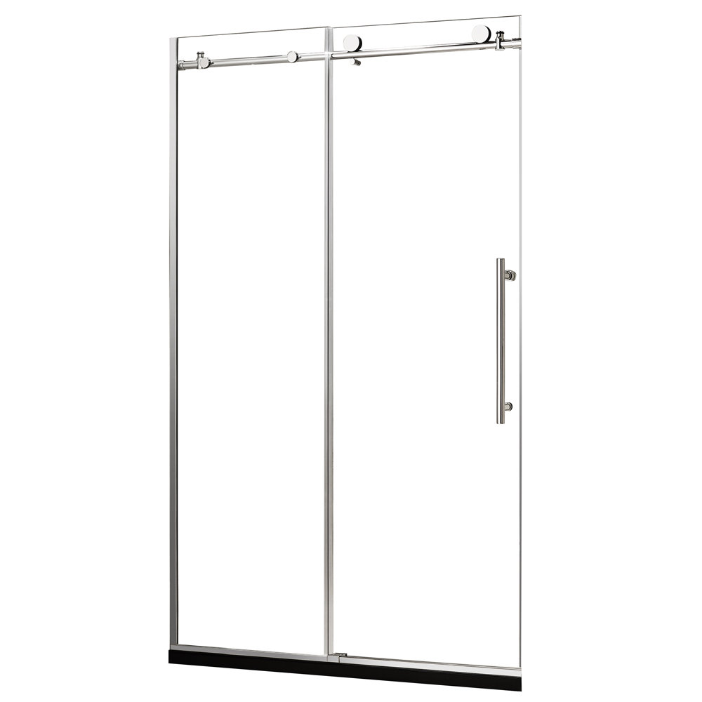 Morenobath Better 59 X 79 Single Sliding Frameless Shower Door
