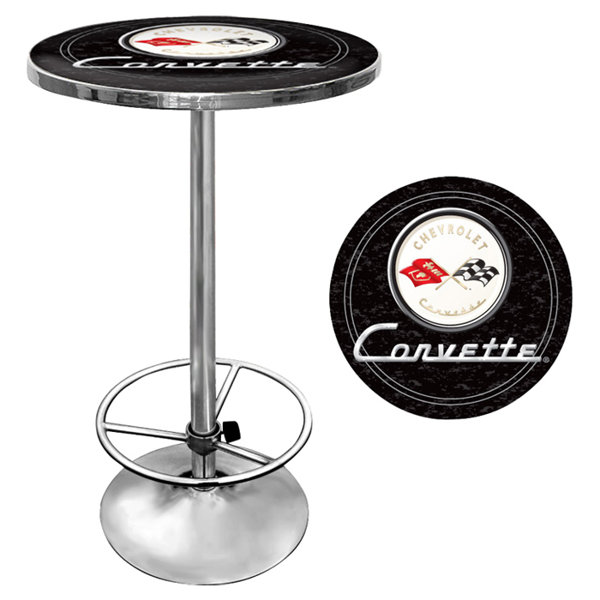 Corvette C1 Pub Table By Trademark Global New