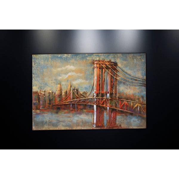 Brooklyn Bridge Wall Art dsd group metal wall art sculpture home decor 'brooklyn bridge Brooklyn Bridge Wall Art dsd group metal wall art sculpture home decor 'brooklyn bridge