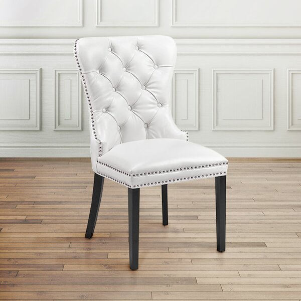 Moronta Diamond Tufted Head Trim Upholstered Dining Chair By Astoria Grand